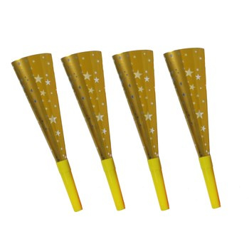 Trąbki "Golden party" (4 szt.)