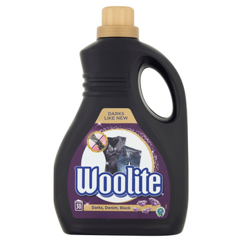 Woolite Płyn do prania tkanin czerń ciemne kolory & jeans z keratyną 1.8 l (30 prań)