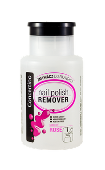 Zmywacz do  paznokci Concertino z pompką  różany 175ml