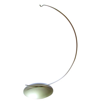 Stojak na bombkę dekorowaną złoty