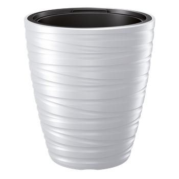 Doniczka Prosperplast Maze śr. 40 cm, biała