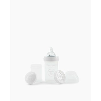 Twistshake Butelka Antykolkowa 180ml Biała