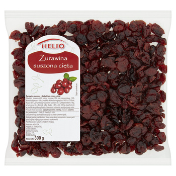 Helio Żurawina suszona cięta 300 g