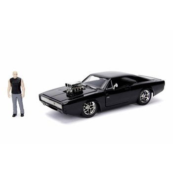 JADA Fast & Furious Metalowy samochód kolekcjonerski Dodge Charger 1:24 z figurką