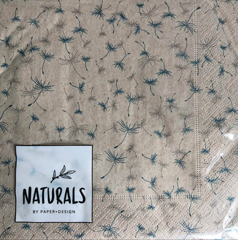 Paper+Design Serwetki 2 warstwowe 33x33 cm Dandelion Rain 25 szt