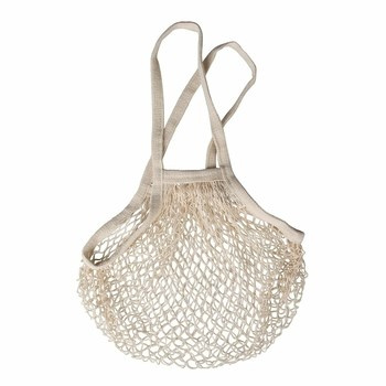 Torba bawełniana siatka z długą rączką 40x40 cm Organic Altom Design