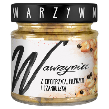 Wawrzyniec Pasta warzywna z ciecierzycą pieprzem i czarnuszką 180 g