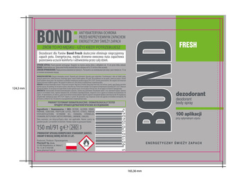 BOND FRESH DEZODORANT 150ML