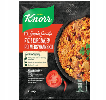 Knorr Fix Smaki Świata Ryż z kurczakiem po meksykańsku 37 g