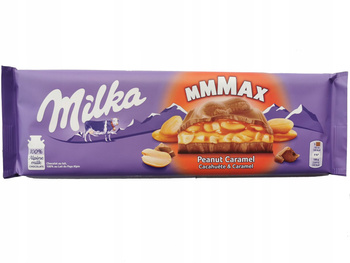 Milka Czekolada mleczna orzeszek ziemny & karmel 276 g
