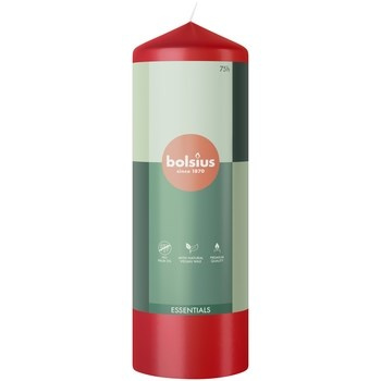 Bolsius Świeca pieńkowa 200/68 Essentials Delikatna Czerwień
