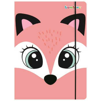 Bambino teczka z gumką A4 LISEK