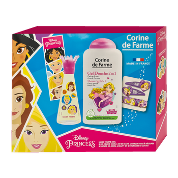 Corine de Farme  DISNEY PRINCESS woda toaletowa 30 ml + zel 250 ml + akcesoria