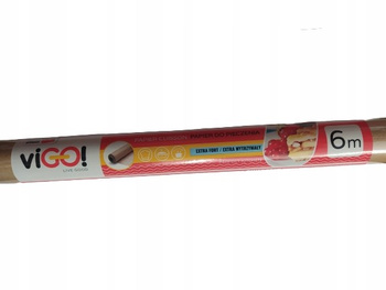 viGO! Papier do pieczenia rolka EXTRA WYTRZYMAŁY 6m