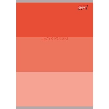 Unipap zeszyt okładka laminowana A5, 60 kartek, krata, język polski ze ściągą COLOR STRIPES