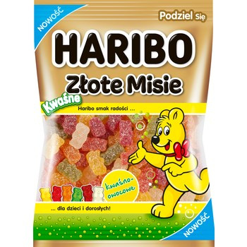HARIBO ZŁOTE MISIE KWAŚNE 160G
