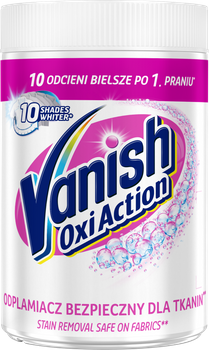 Vanish Oxi Action Odplamiacz do białych tkanin w proszku 625 g