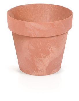 Doniczka Prosperplast Cube Beton Effect 17 cm, terakota