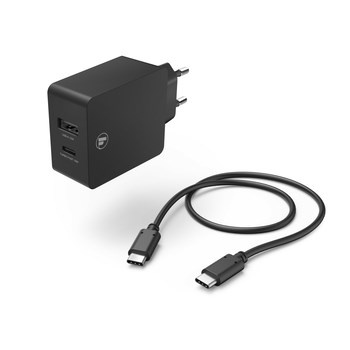 Ładowarka sieciowa Hama PD/Qualcomm USB A/USB-C 30W