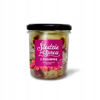 Śledzie od serca z żurawiną 300g Contimax