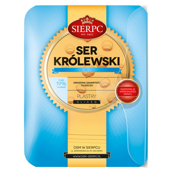 Sierpc Ser królewski Light plastry 135 g