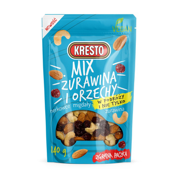 KRESTO Mix żurawina i orzechy 140 g