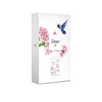 Dove FW ECO3 SPECIAL (SG+BL) variant 4- GLOWING RITUAL SG 250ML + BODY LOTION 250ML- CLOSED BOX WITH BIRDS DESIGN