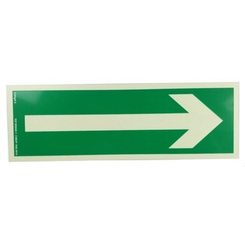 Znak kierunek drogi ewakuacyjnej