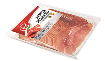 Szynka Serrano Hiszpańska w plastrach 500g