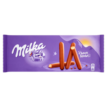 Milka Choco Sticks Ciastka oblane czekoladą mleczną 112 g