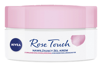 NIVEA Rose Touch Nawilżający żel-krem z organiczną wodą różaną i kwasem hialuronowym 50ml