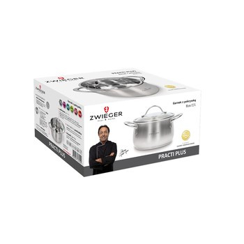 Garnek z pokrywką 18 cm Practi Plus Zwieger