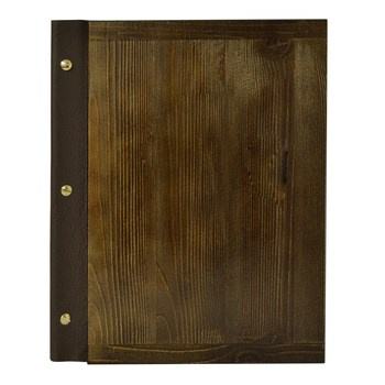 Menu A4 Royal ze skórą