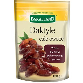 Bakalland Daktyle całe owoce 100 g