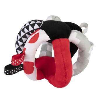 Canpol babies pluszowa piłka kontrastowa SENSORY TOYS