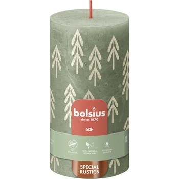 Świeca rustic z nadrukiem 130/68 mm