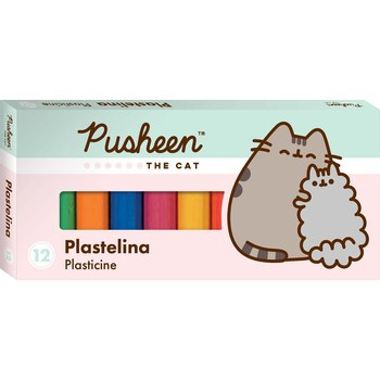 Plastelina 12 kolorów Pusheen
