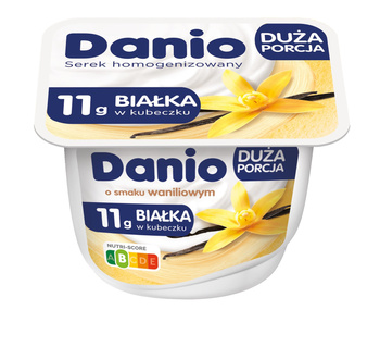 Danio Serek homogenizowany o smaku waniliowym 200g