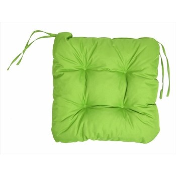 Poduszka zewnętrzna z troczkami, zielona