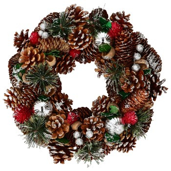 EM&EM Wianek dekoracyjny szyszki