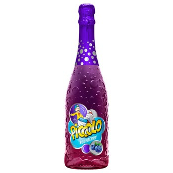 Piccolo Napój bezalkoholowygazowany o smaku jagodowym 750ml