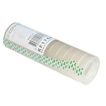 Taśma samoprzylepna biurowa Q-CONNECT 12mmx10m, 12szt, transparentna