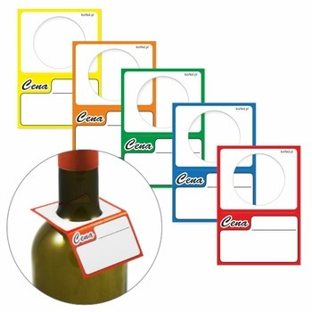 KORFED Cenówki kartonowe na butelkę mix 2 x 50 szt.