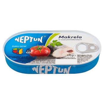 Neptun Makrela w sosie pomidorowym 170g