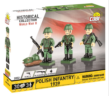 COBI Historical Collection World War II Polish Infantry 1939 30 klocków