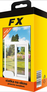 Fx siatka na okno 130x150 biała