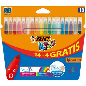 BIC Kids Kid Couleur Flamastry Pudełko 18szt
