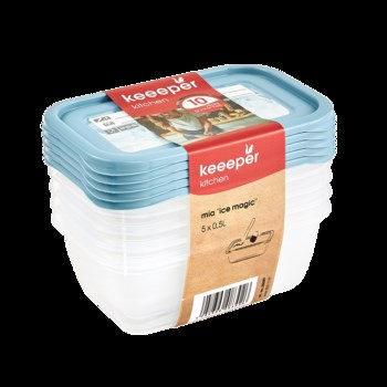 Kpl. 5 szt. pojemnika mia "magic" 0,5L Keeeper