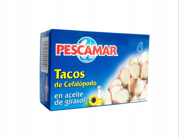 Pescamar Kawałki głowonogów w oleju słonecznikowym 111 g