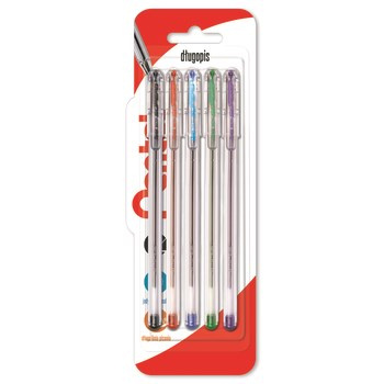 Pentel Długopis SuperB mix kolorów x 4 sztuki